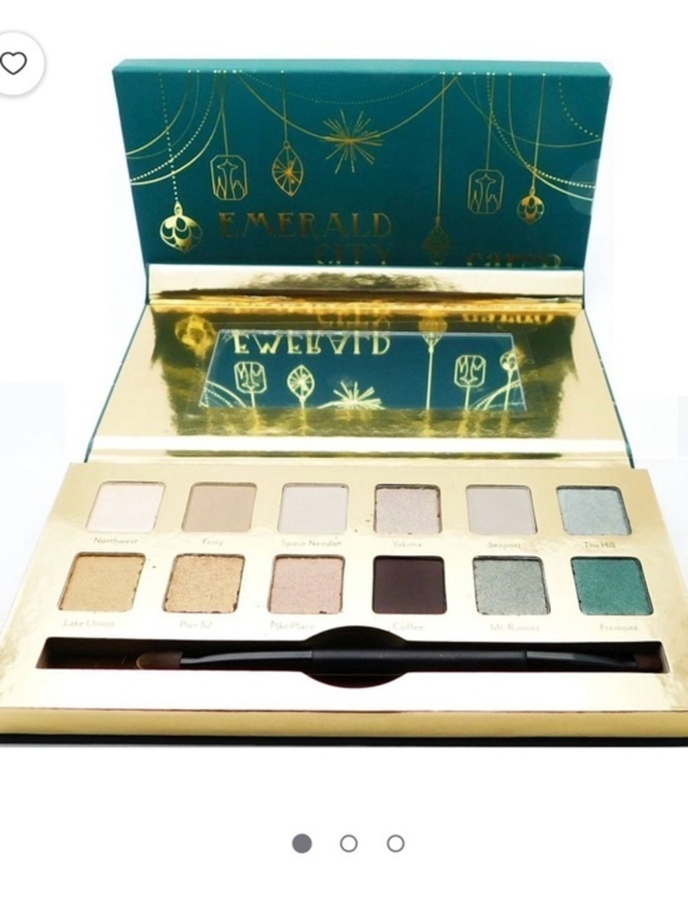 Emerald Eyeshadow Palette - Neutral & Green Shades
